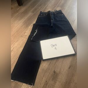 Zara Midnight Blue Denim Pants